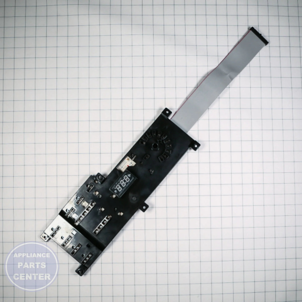 GEH DRYER CONTROL BOARD WE04M10006 - Installation in GEH XYZ model showing key mounting points