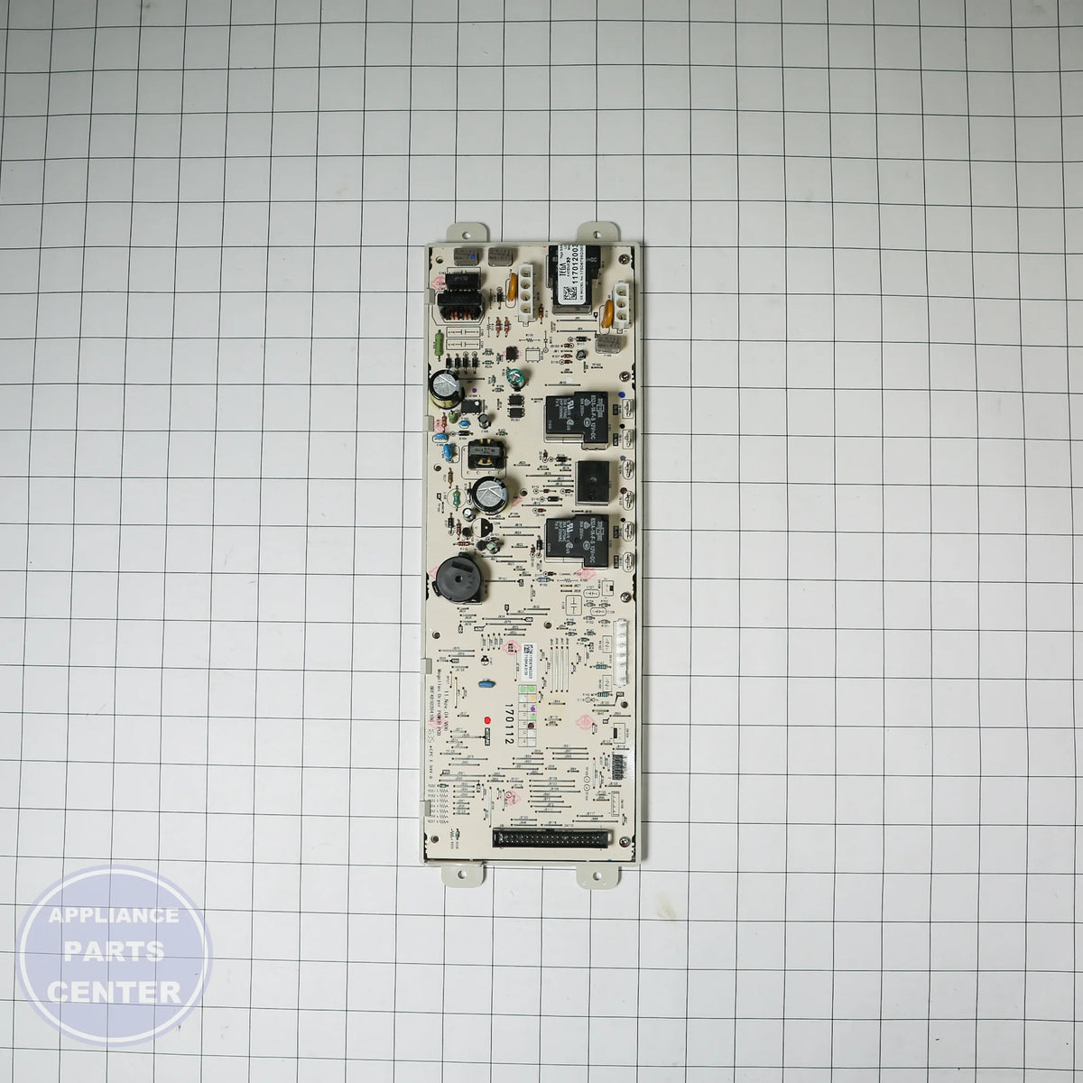 GEH MAIN POWER BOARD ASM WE04M10008 - Installation in [specific model] showing key mounting points