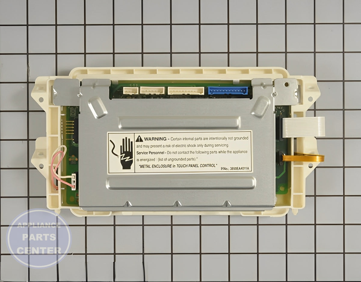 User Control and Display Board WE04X10134 - Detailed view of circuit board & timer details