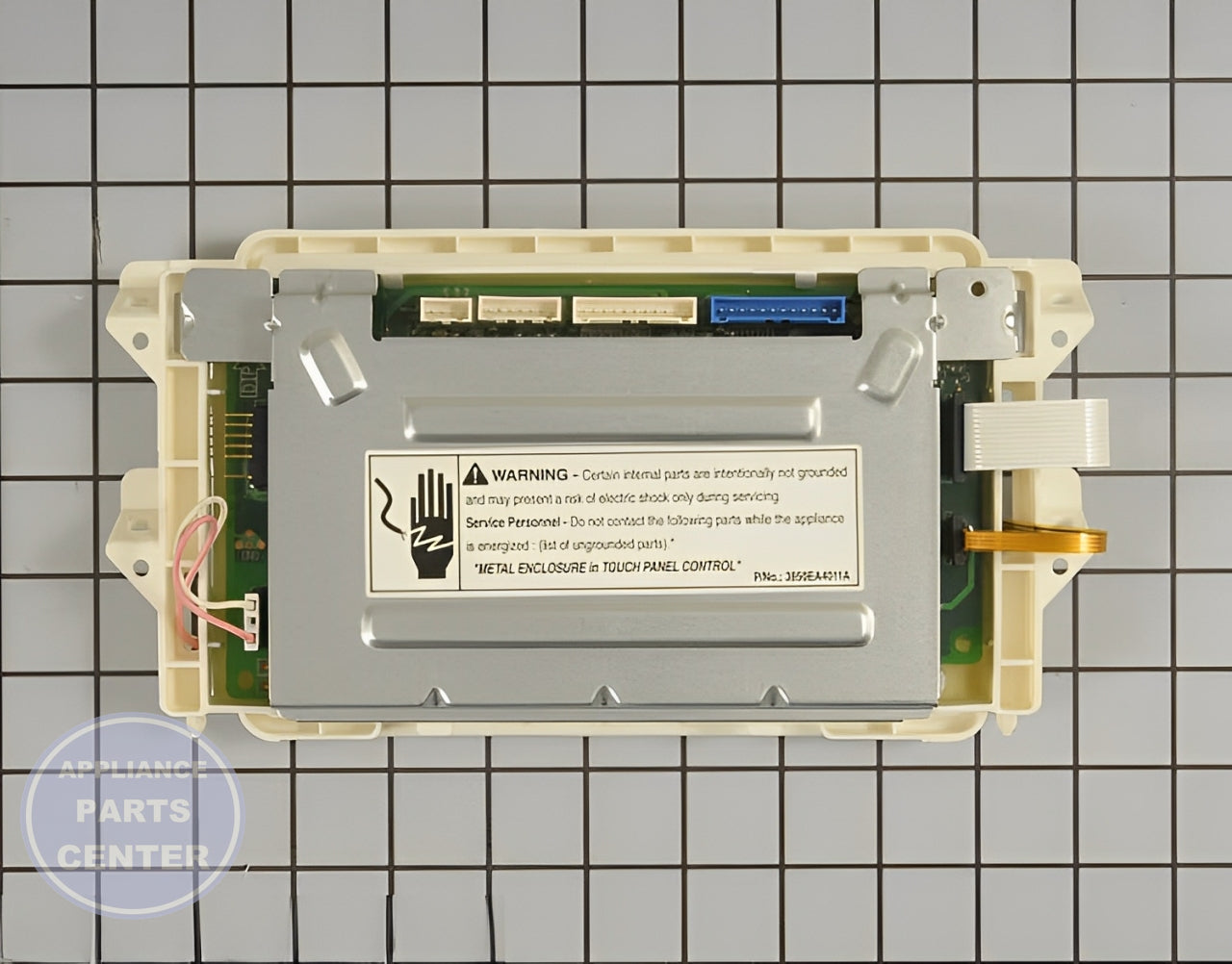 User Control and Display Board WE04X10134 - Detailed view of circuit board & timer details
