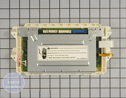 User Control and Display Board WE04X10134 - Detailed view of circuit board & timer details