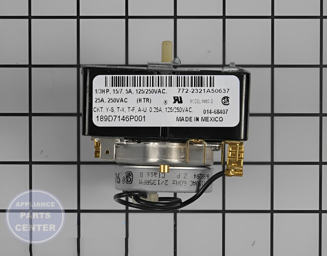 GE WASHER TIMER WE04X22654 - Detailed view of reliable timekeeping features