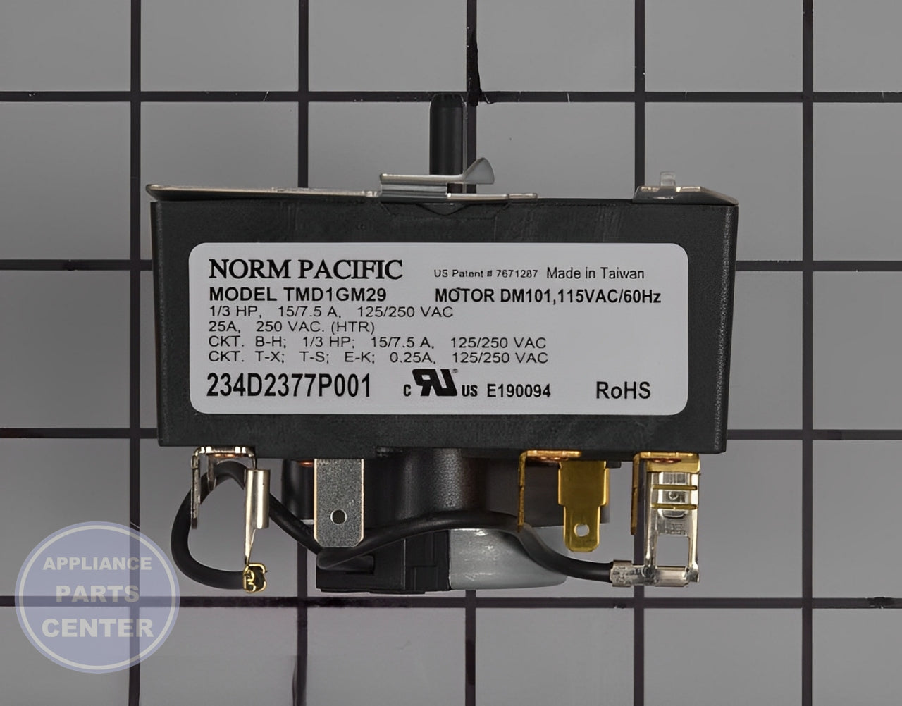 GE WASHER DRYER TIMER WE04X24551 - Main view showing Circuit Board for GEN Dryer