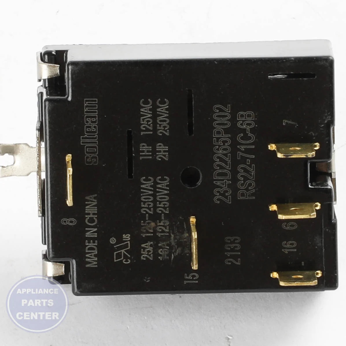 GEH SWITCH ROTARY WE04X24553 - Installation in XYZ model showing key mounting points