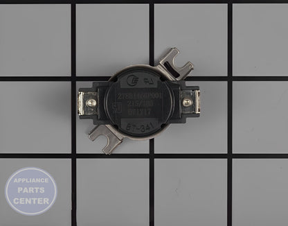 GE DRYER HIGH LIMIT THERMOSTAT WE04X25194 - Detailed view of the high limit thermostat technical details