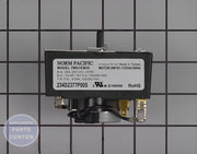 GE WASHER DRYER TIMER WE04X25280 - Main view showing precise laundry cycle control for XL44 and Profile Series models