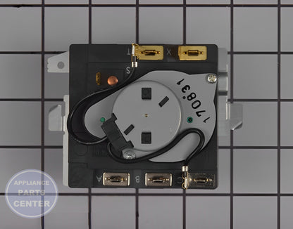 GE WASHER DRYER TIMER WE04X25280 - Installation in XL44 dryer showing key mounting points