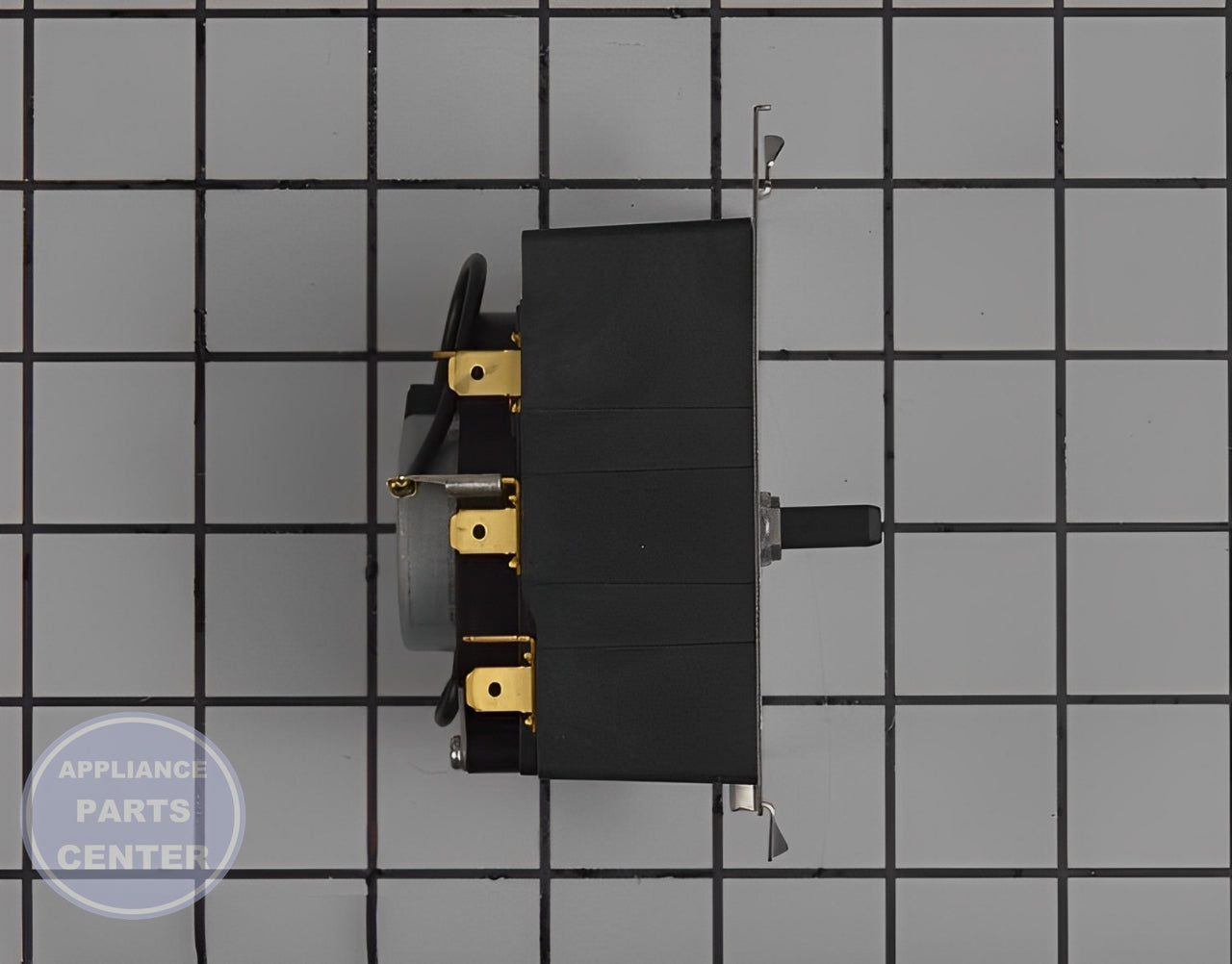 GE WASHER TIMER WE04X25281 - Side view with circuit board specifications