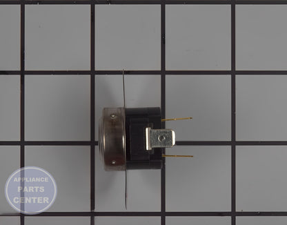 GE WASHER THERMOSTAT WE04X26216 - Side view with precise temperature control specs