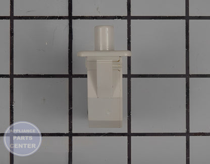 GE WASHER DRYER DOOR SWITCH WE04X28977 - Side view with precise measurements