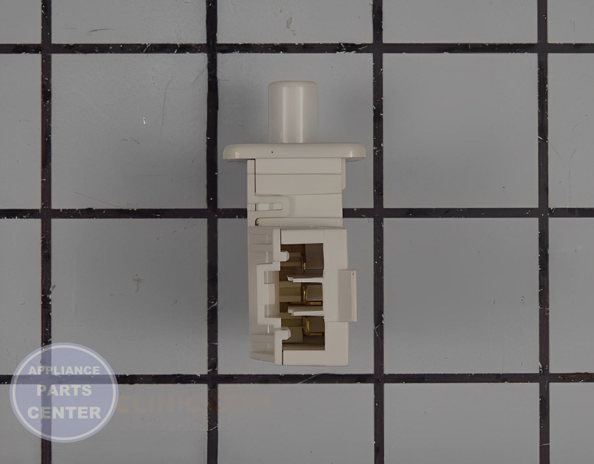 GE WASHER DRYER DOOR SWITCH WE04X28977 - Installation in GE Dryers showing mounting points