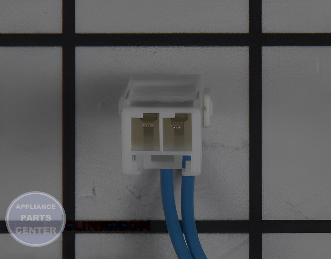 GE OUTLET THERMISTOR WE04X29714 - Installation in GEN Dryer showing key mounting points
