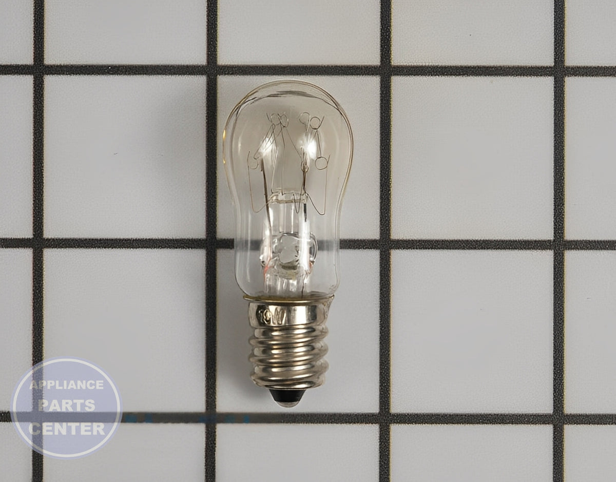 GE WASHER DRYER 120V 10W LIGHT BULB LAMP - Main view showing bright illumination for various models