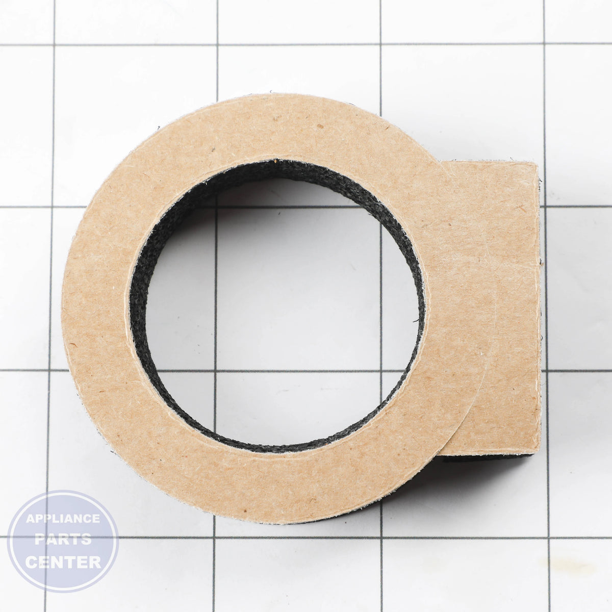 MOTOR GASKET WE05X29706 - Side view with precise measurements for perfect fit
