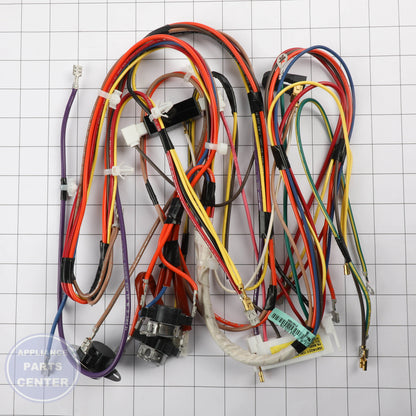 MAIN HARNESS ELECTRIC TL DRYER WE08X37097 - Detailed view of high-quality connectors for precise fit