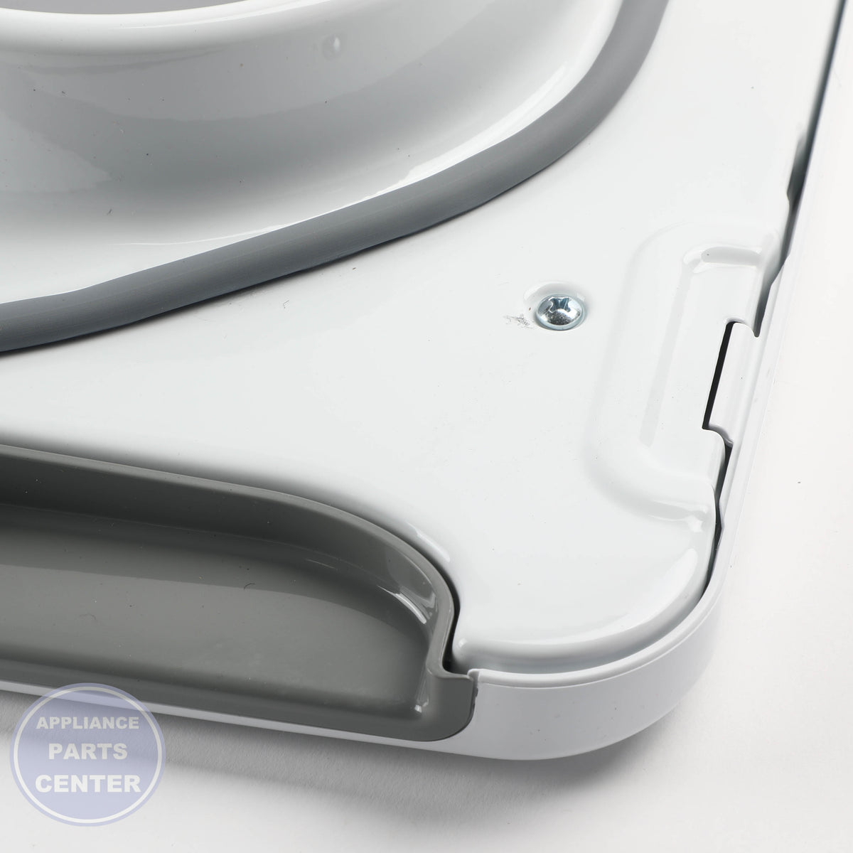 GEH DOOR ASM WE10X23891 - Installation in XYZ model showing key mounting points