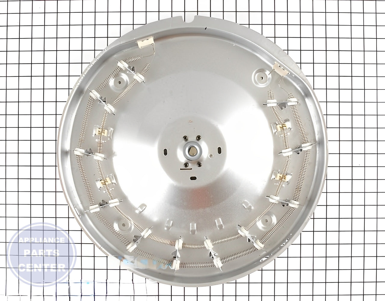 GE DRYER HEATER ELEMENT AND HOUSING ASSEMBLY WE11M23 - Main view showing efficient heating for GEN Dryer models