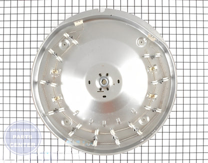GE DRYER HEATER ELEMENT AND HOUSING ASSEMBLY WE11M23 - Main view showing efficient heating for GEN Dryer models