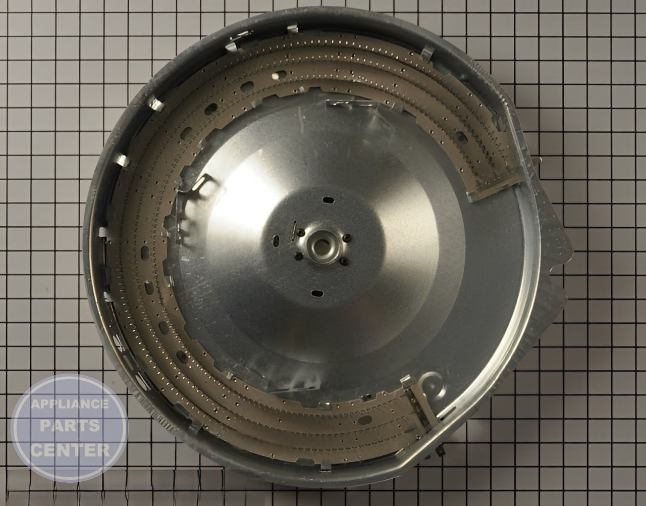 GE HEATER AND HOUSING ASSEMBLY WE11M62 - Main view showing heating element for GE XYZ and ABC models