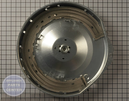 GE HEATER AND HOUSING ASSEMBLY WE11M62 - Main view showing heating element for GE XYZ and ABC models