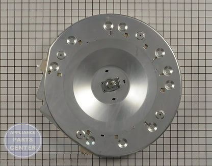 GE DRYER HEATING ELEMENT AND HOUSING ASSEMBLY WE11X20397 - Detailed view of high-performance heating element