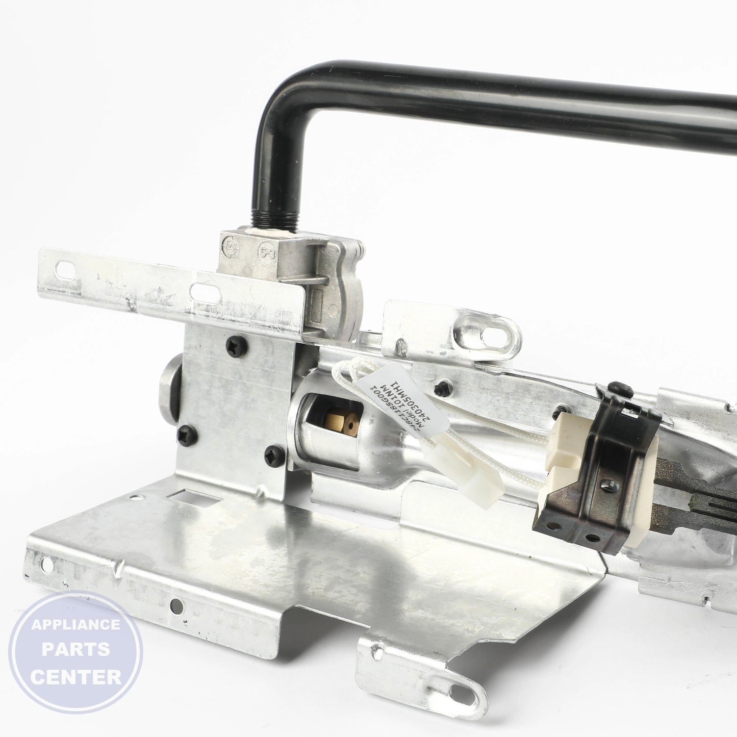 VALVE AND BURNER WE11X35317 - Side view with gas flow measurements