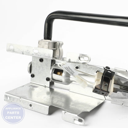 VALVE AND BURNER WE11X35317 - Side view with gas flow measurements