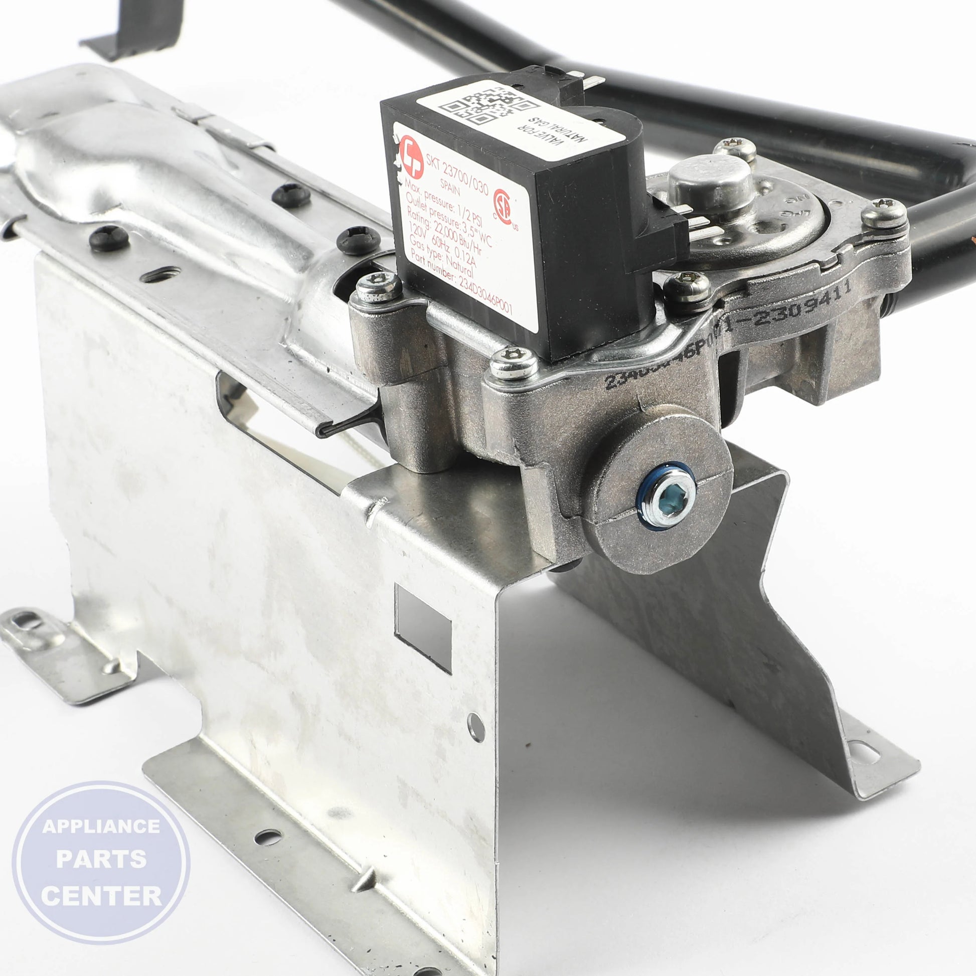 GEH VALVE AND BURNER WE11X35317 - Main view showing gas flow control for various GEH models
