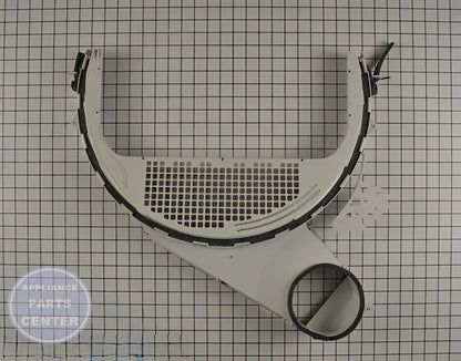 GE DRYER LINT FILTER TRAP ASSEMBLY WE14X25080 - Main view showing lint trapping for GE Dryer models