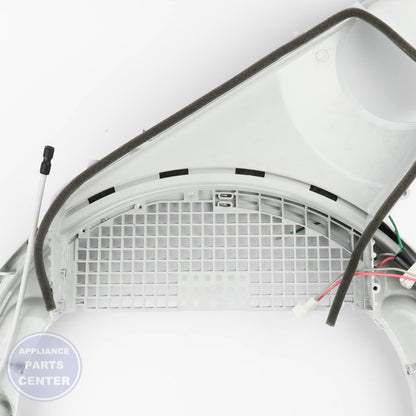 GEH TRAP DUCT ASM WE14X25086 - Installation in GEH model displaying key mounting points