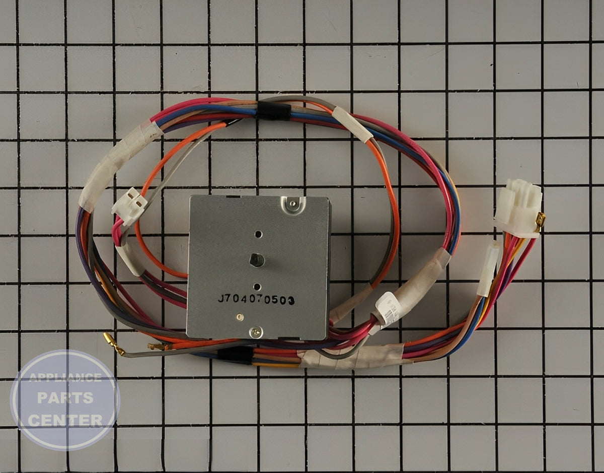 GE WASHER TIMER AND HARNESS WE15X23895 - Installation in [specific model] showing key mounting points