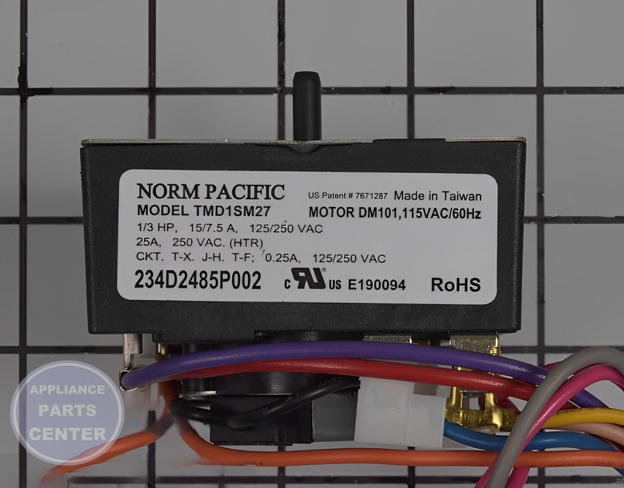 GE WASHER TIMER AND HARNESS WE15X23895 - Installation in [specific model] showing key mounting points