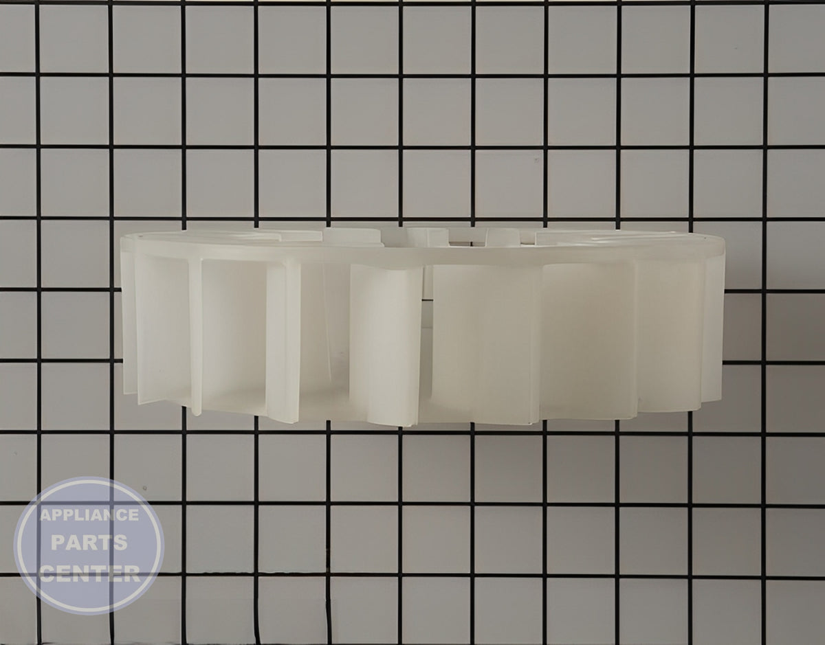 GE DRYER BLOWER WHEEL WE16X20393 - Detailed view of durable construction