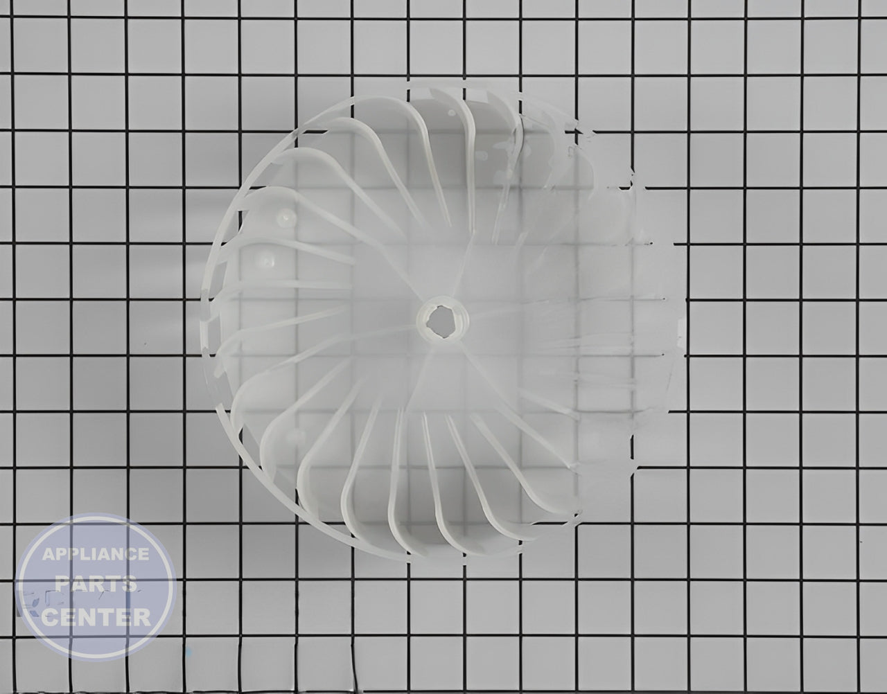 GE BLOWER WHEEL WE16X28 - Main view showing efficient airflow for GE models