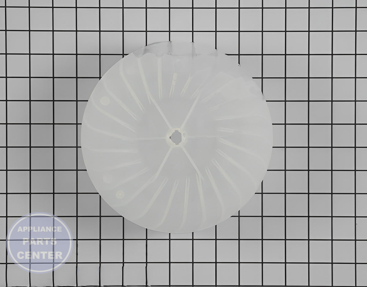 GE BLOWER WHEEL WE16X28 - Detailed view of durable construction