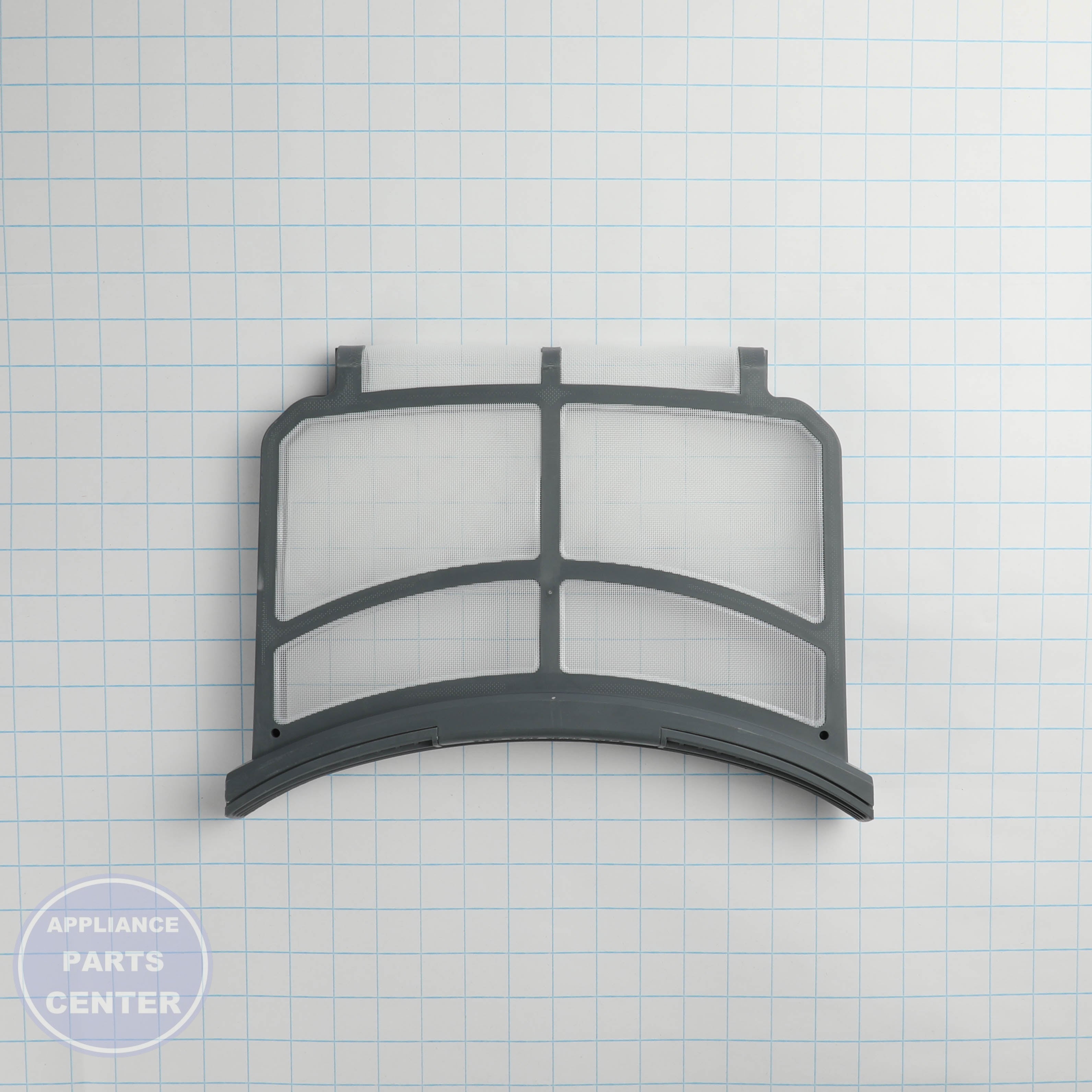 LINT FILTER WE16X32537 - Side view with precise dimensions