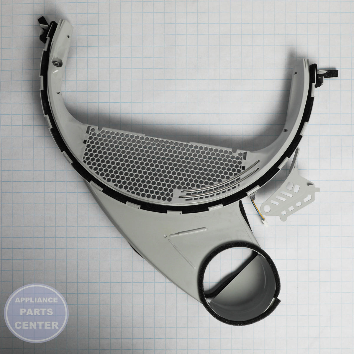 DUCT TRAP WE16X33120 - Side view with precise filtration specifications