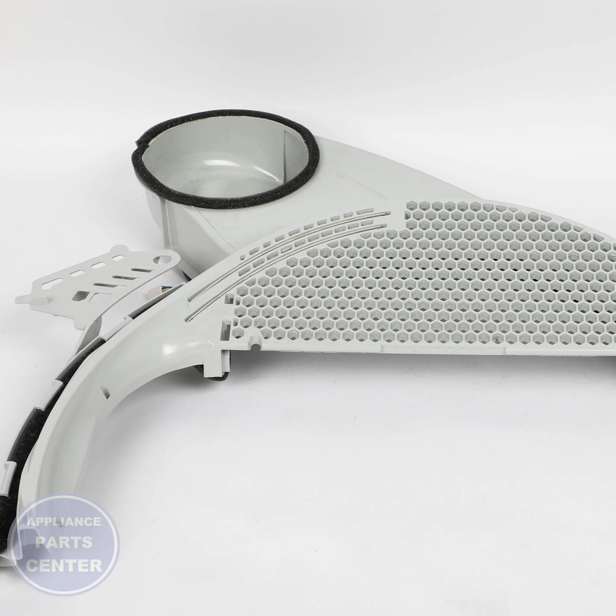 GEH DUCT TRAP WE16X33120 - Installation in GEH Dryer model showcasing key mounting points