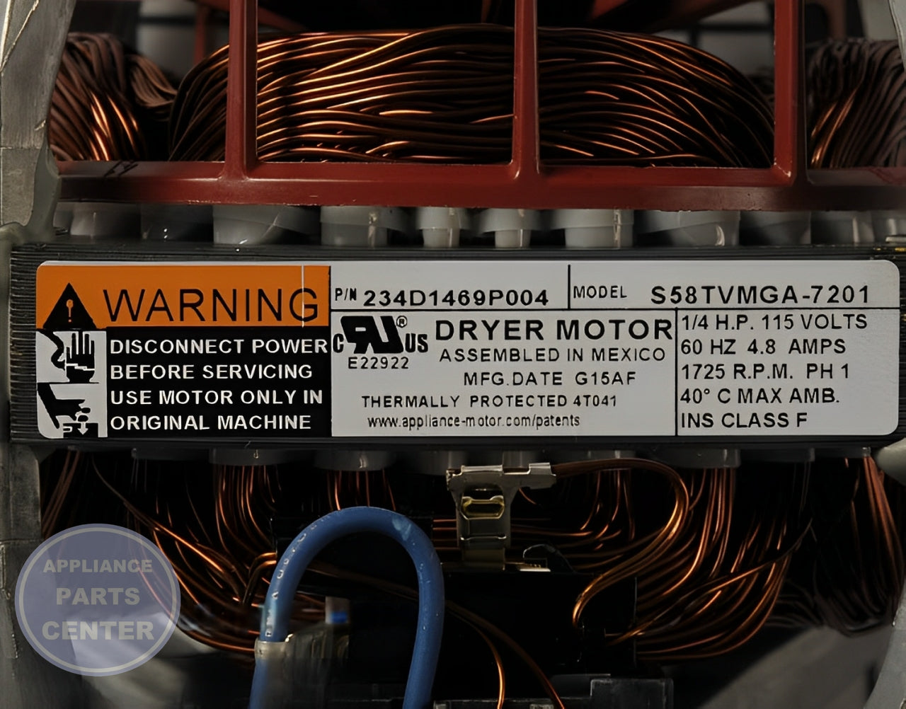 GE Washer Dryer Drive Motor and Pulley Assembly WE17X10010 - Detailed view of high-quality technical details