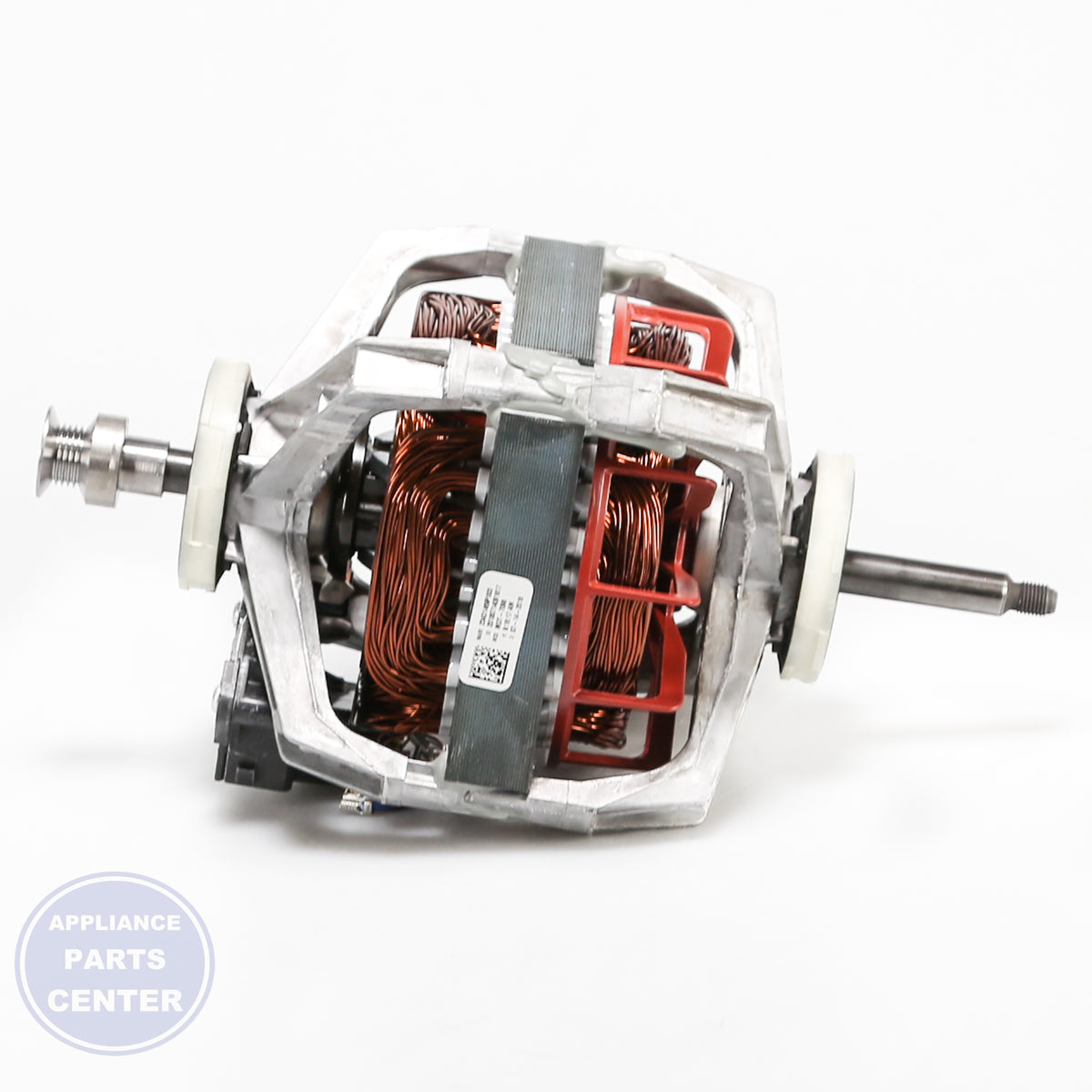 GEH DRYER MOTOR & PULLEY WE17X22215 - Main view showing heavy-duty construction for GEH models
