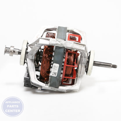 GEH DRYER MOTOR & PULLEY WE17X22215 - Main view showing heavy-duty construction for GEH models