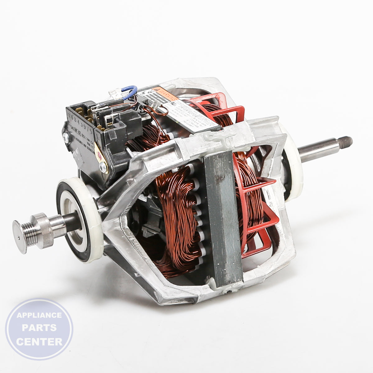 GEH DRYER MOTOR & PULLEY WE17X22215 - Installation in specific models showing key mounting points