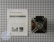 GE Dryer Drive Motor WE17X22217 - Main view showing pulley for GE dryer models