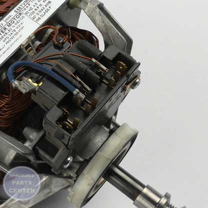 KIT MOTOR AND PULLEY JUMPER WE17X23466 - Detailed view of heavy-duty pulley