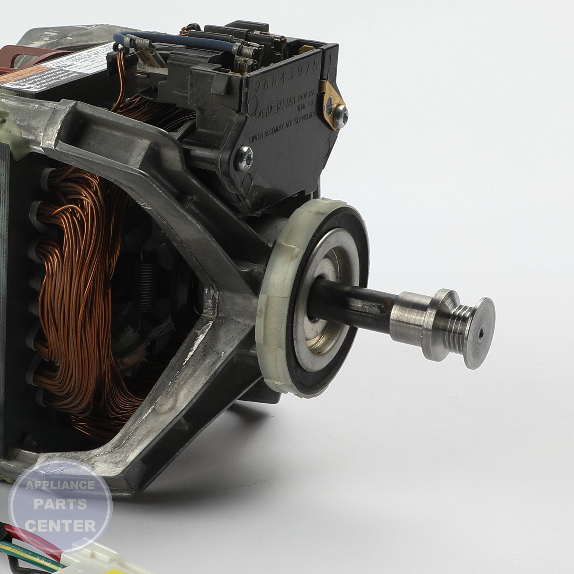 GEH KIT MOTOR AND PULLEY JUMPER WE17X23466 - Main view showing durable construction for GEH models