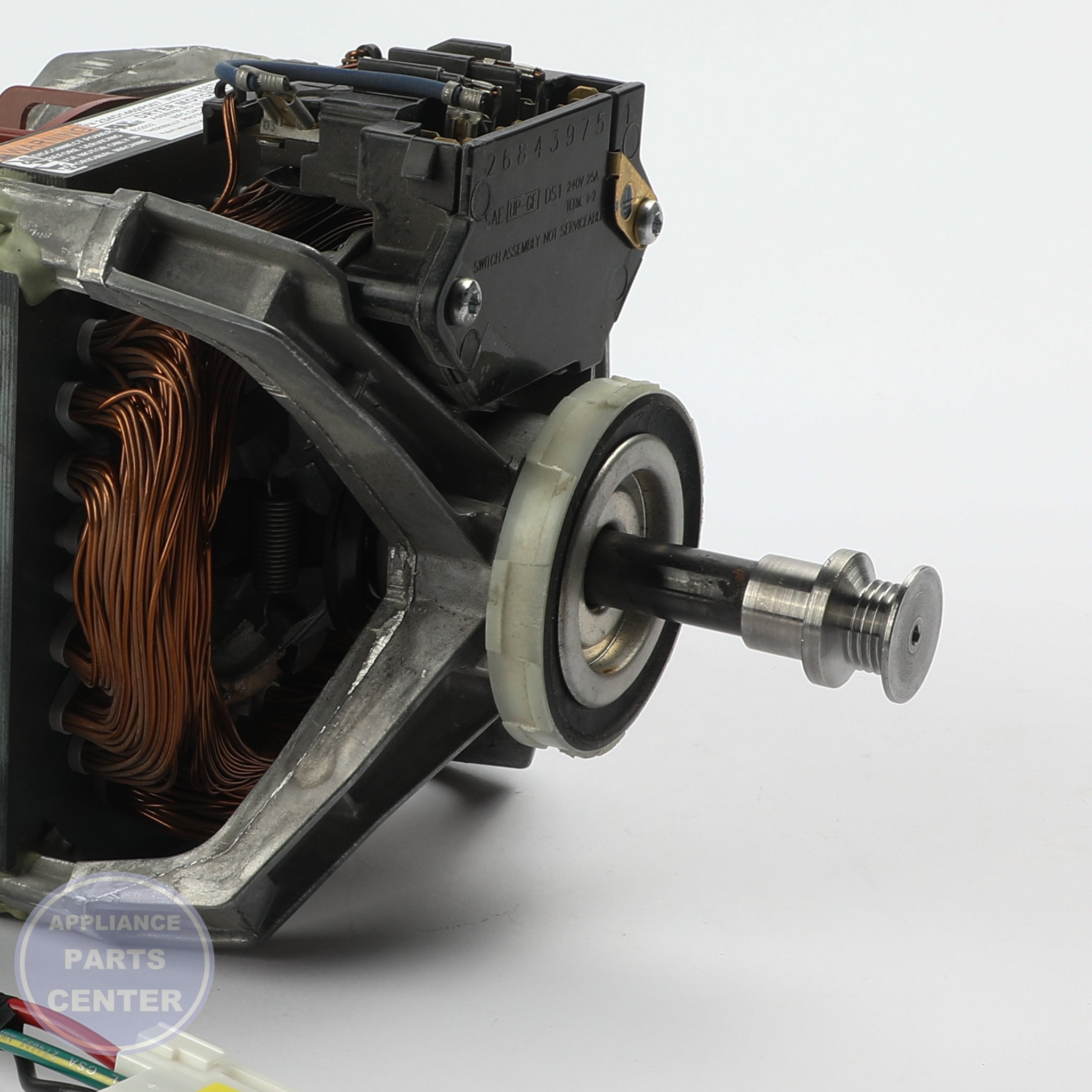GEH KIT MOTOR AND PULLEY JUMPER WE17X23466 - Main view showing durable construction for GEH models