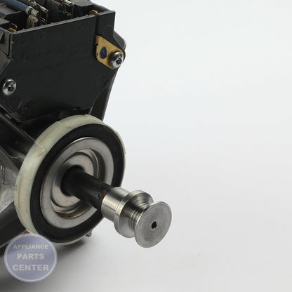 GEH KIT MOTOR AND PULLEY JUMPER WE17X23466 - Installation in GEH model showing key mounting points