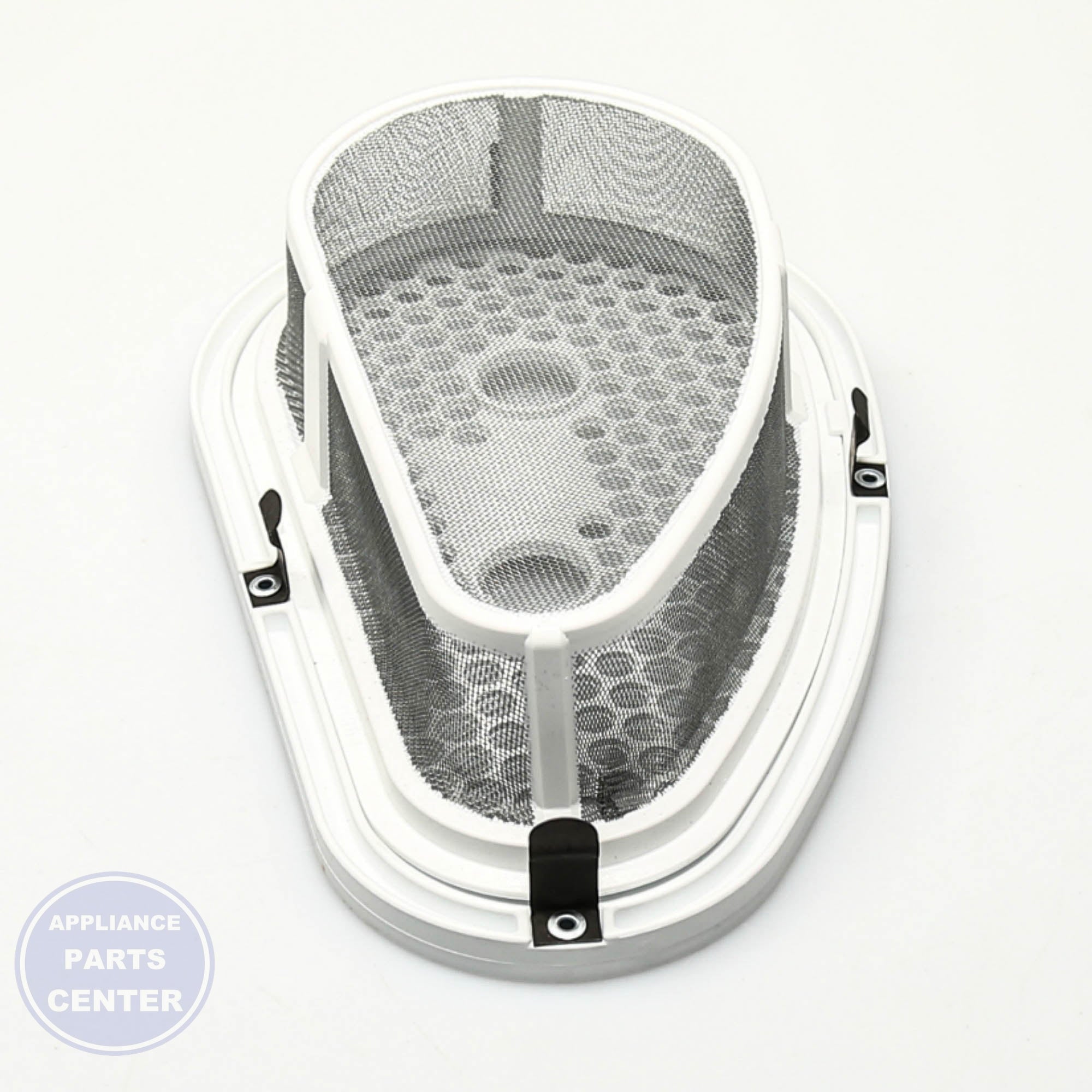 GEH CVR LINT SCR WE18X25155 - Installation in GEH model showcasing easy mounting points
