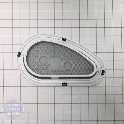 GEH CVR LINT SCR WE18X25155 - Installation in GEH model showcasing easy mounting points