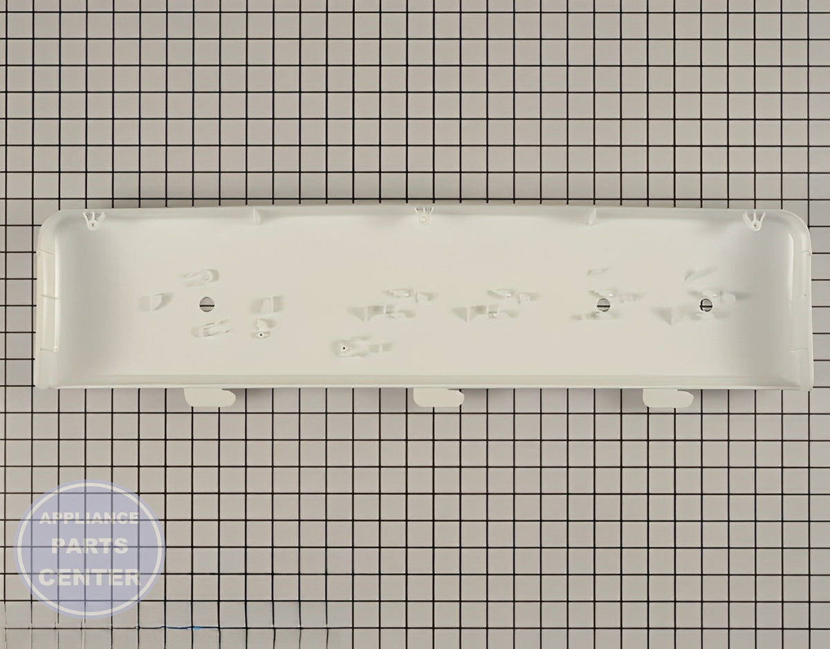 GE WHITE BACKSPLASH CONTROL PANEL WE19M1493 - Detailed view of control panel specifications